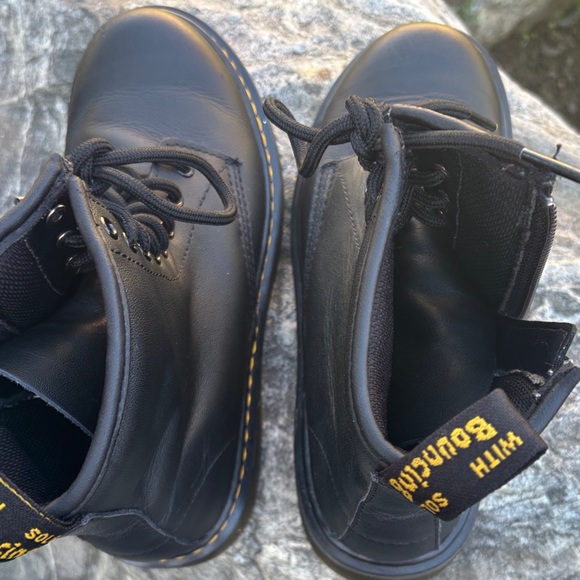 Dr. Martens Black Leather Lace-Up Boots - Picture 10 of 10